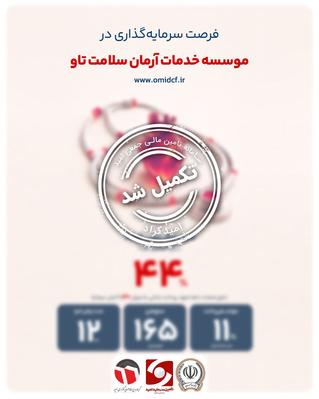 تأمین سرمایه در گردش جهت ارائه خدمات پایش سلامت سازمانی